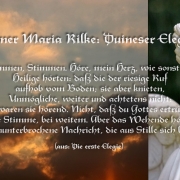 Stimmen, Stimmen. Aus: Rilke - Die erste Elegie